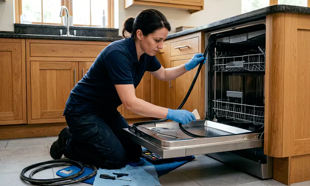 Dishwasher Door Gasket Replacement in Newton, MA