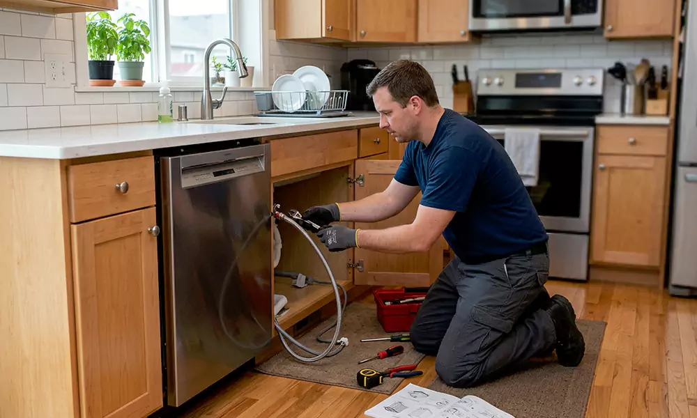Dishwasher Installation in Newton, MA