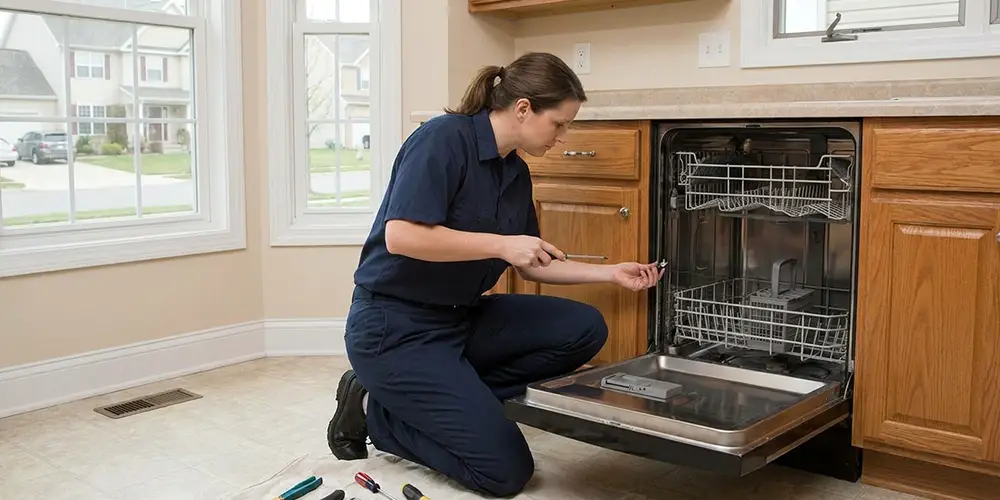 Dishwasher Latch Replacement in Newton, MA