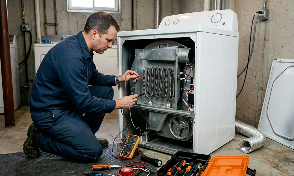 Dryer Not Heating Repair in Newton, MA