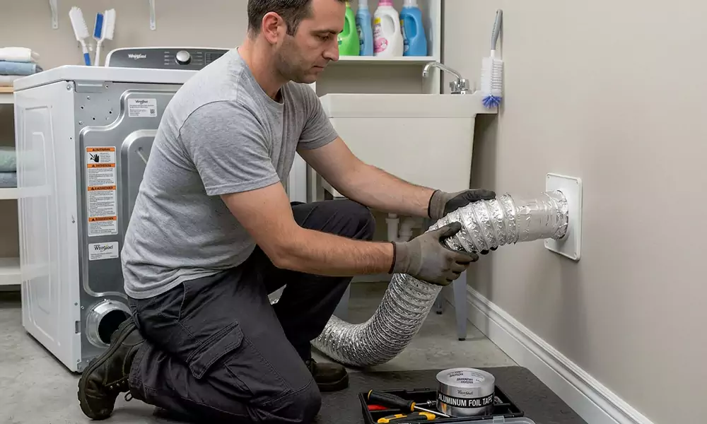 Dryer Vent Installation in Newton, MA