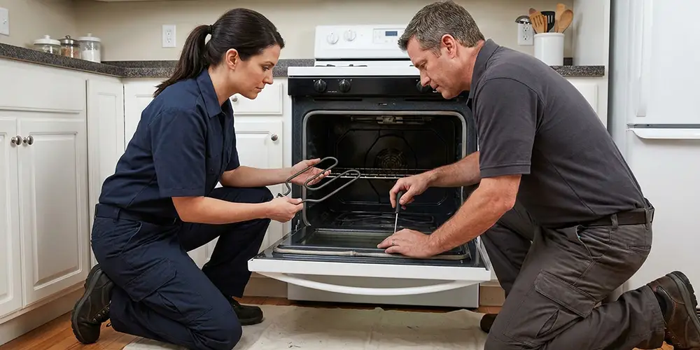 Oven Heating Element Replacement in Newton, MA