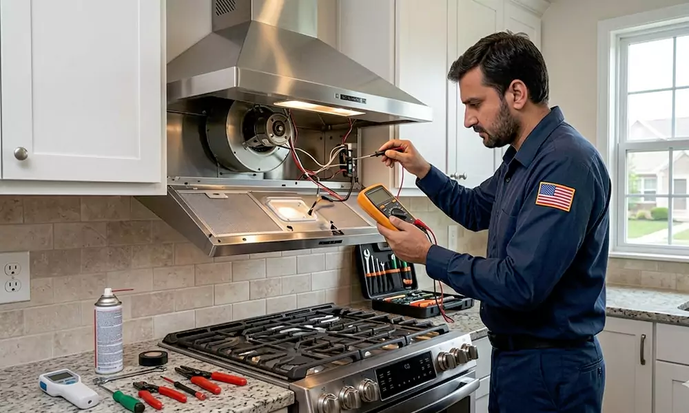 Range Hood Repair in Newton, MA