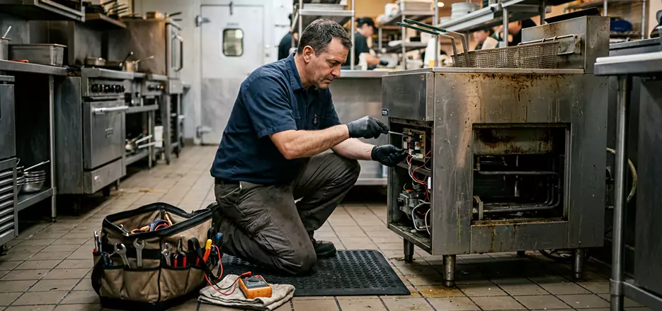 Industrial Fryer Thermostat Repair in Newton