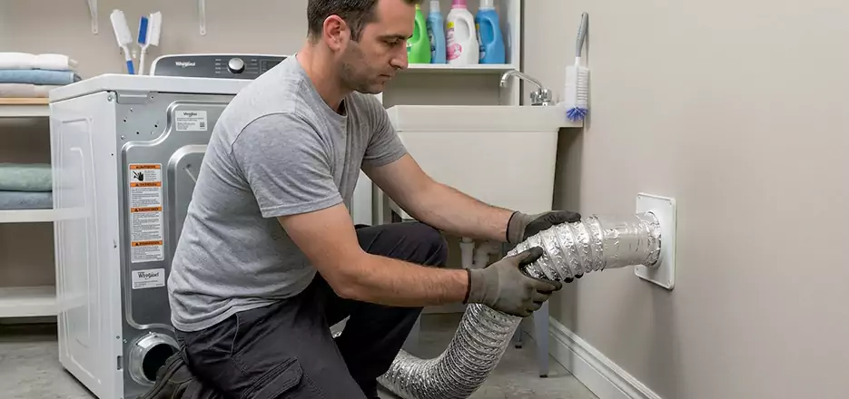 Dryer Exhaust Vent Repair in Newton