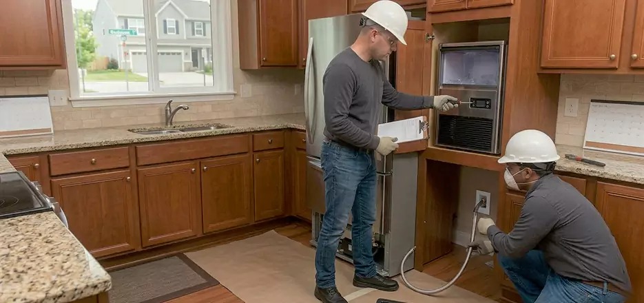 Emergency Ice Maker Water Line Installation in Newton
