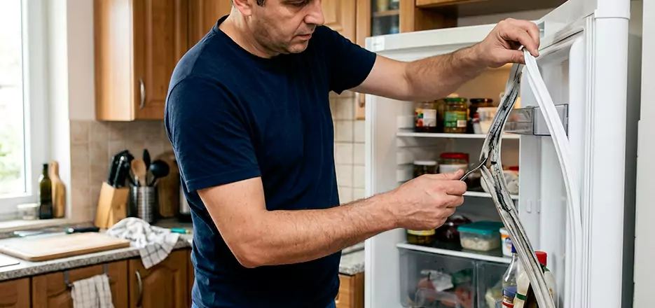 Replace Worn Refrigerator Seal in Newton